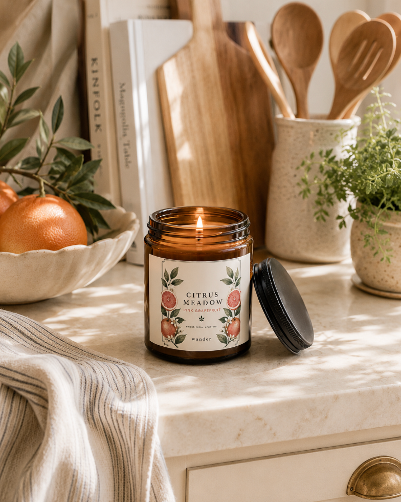 Citrus Meadow Soy Candle