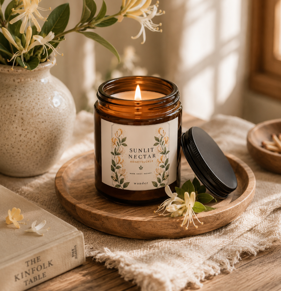 Sunlit Nectar Soy Candle