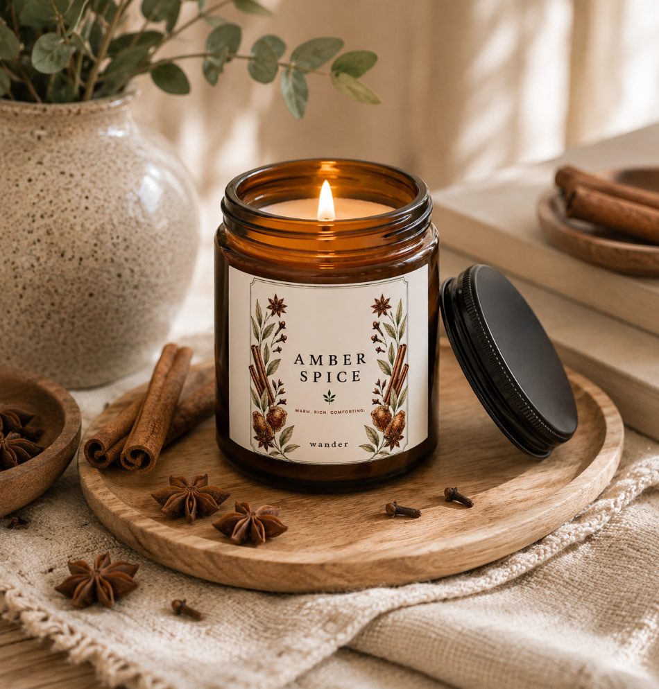 Amber Spice Soy Candle