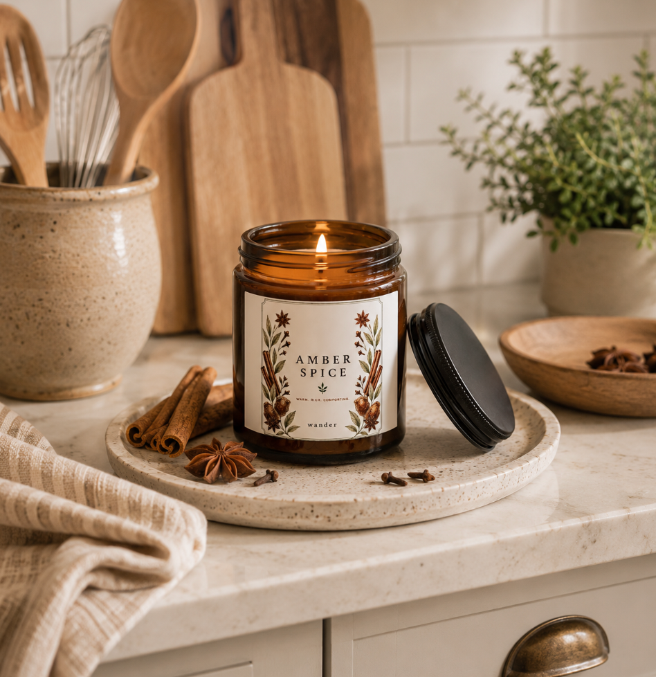Amber Spice Soy Candle
