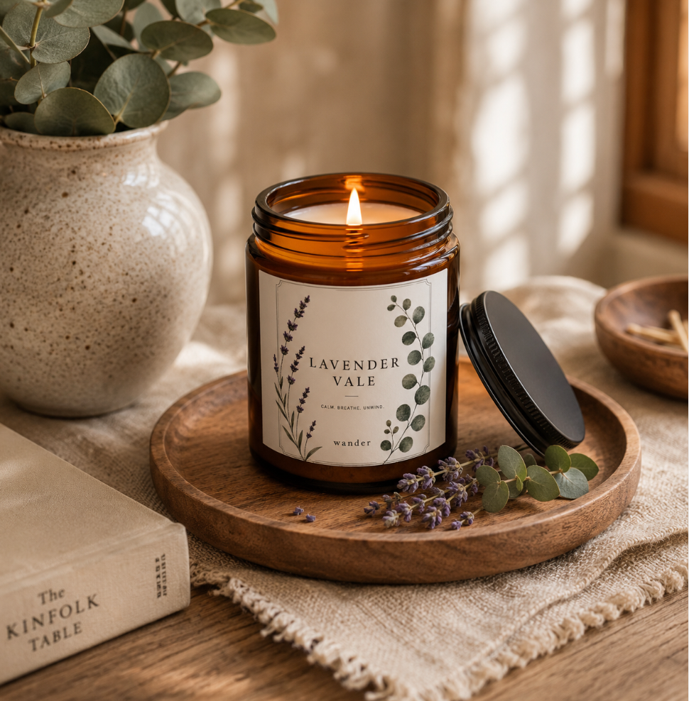 Lavender Vale Scented Soy Candle