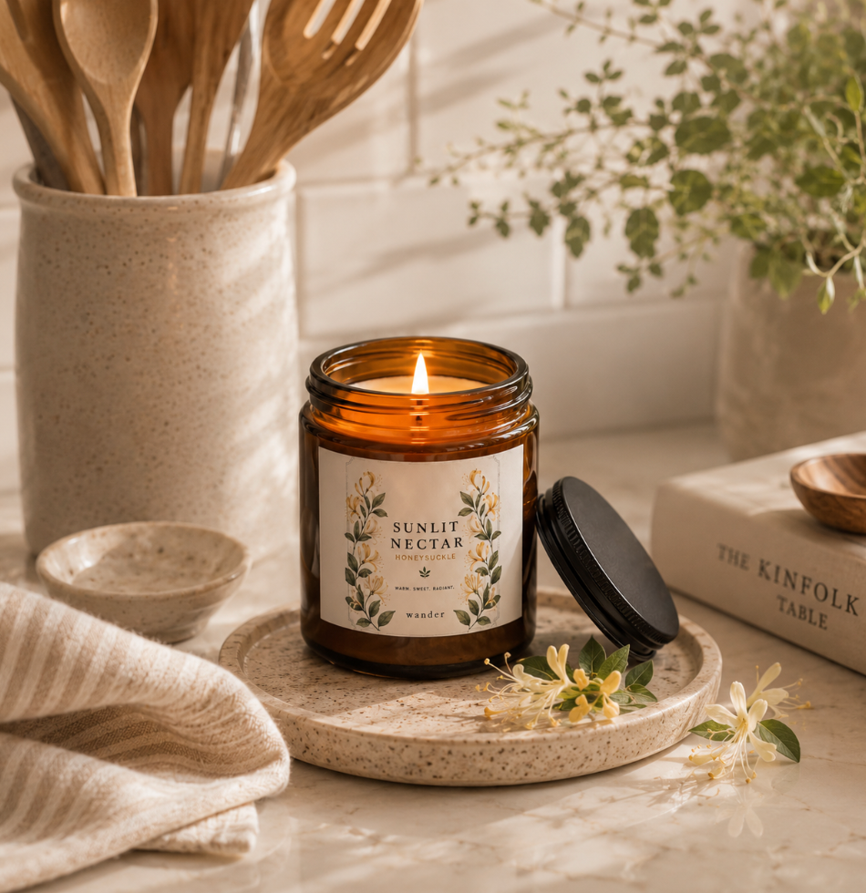 Sunlit Nectar Soy Candle