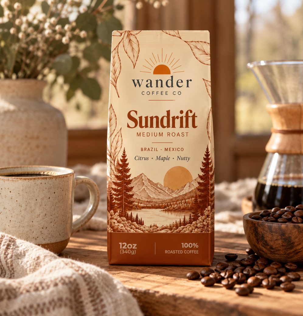 Sundrift Medium Roast Coffee - Ground & Whole Bean - Drip, Versatile