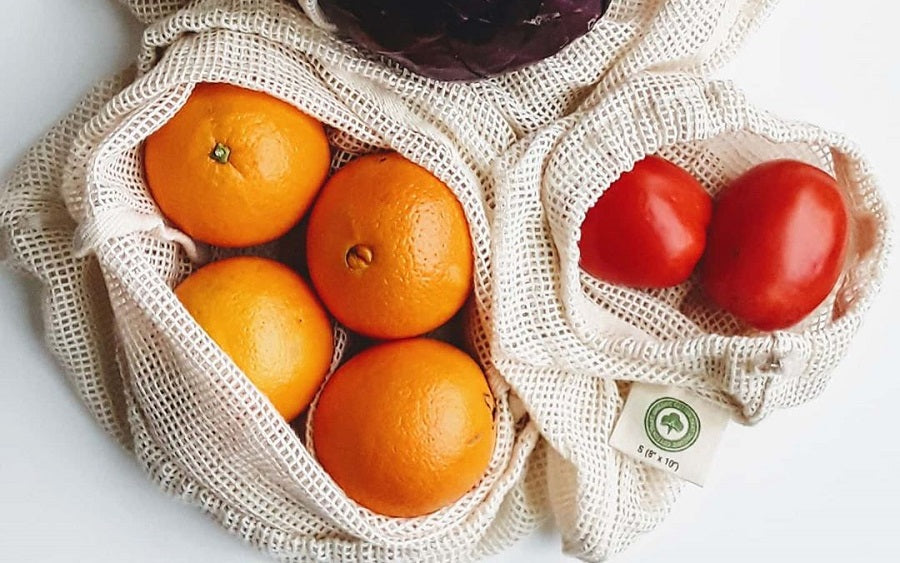Organic Cotten Mesh Produce Bags